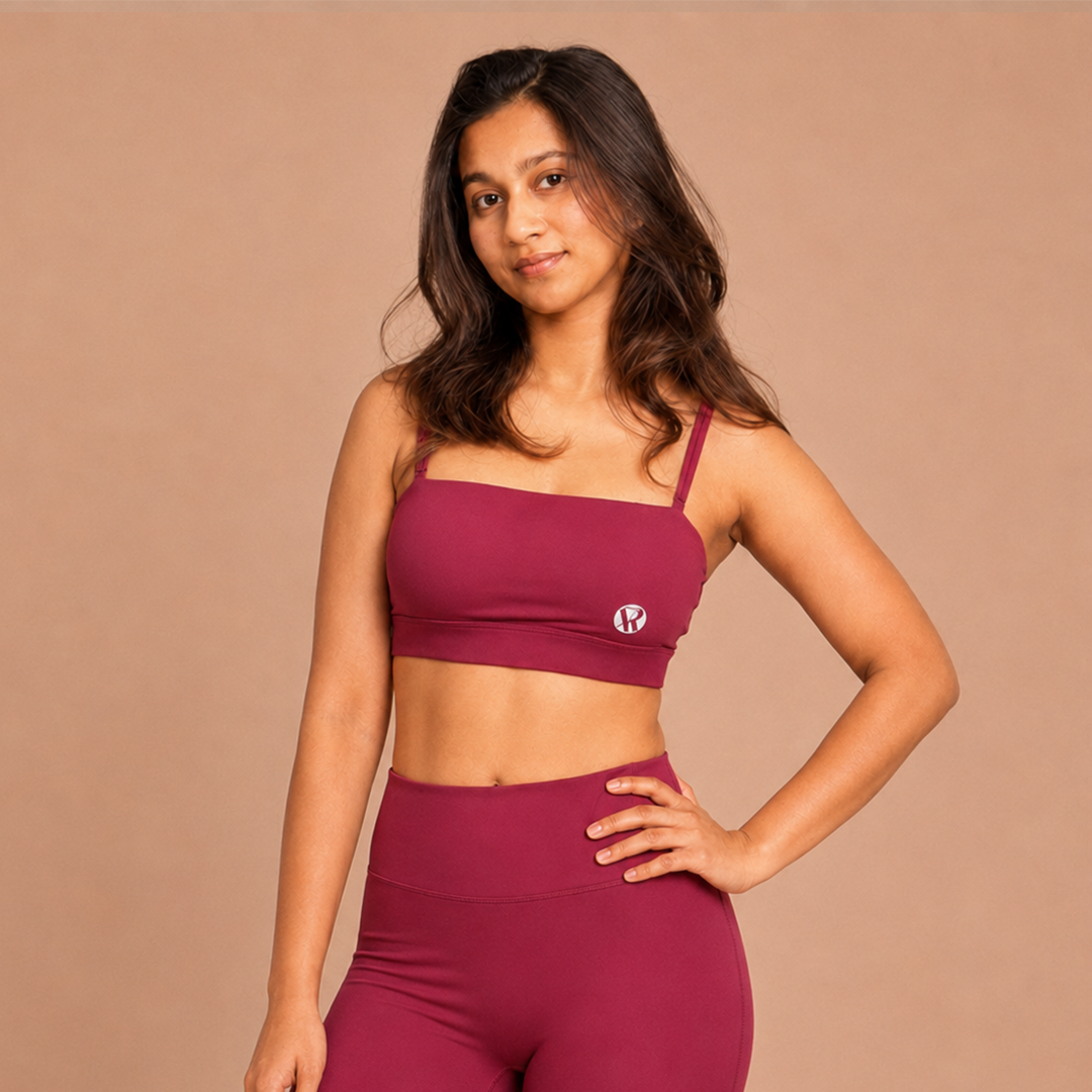Versa Fit Fine Wine Bandeau Bralette