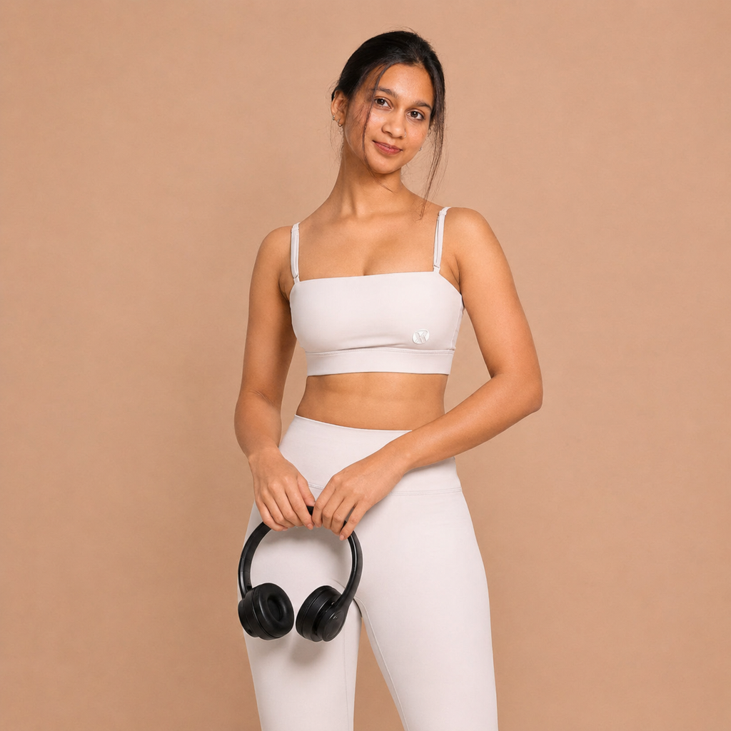 Versa Fit Cool Clay Bandeau Bralette