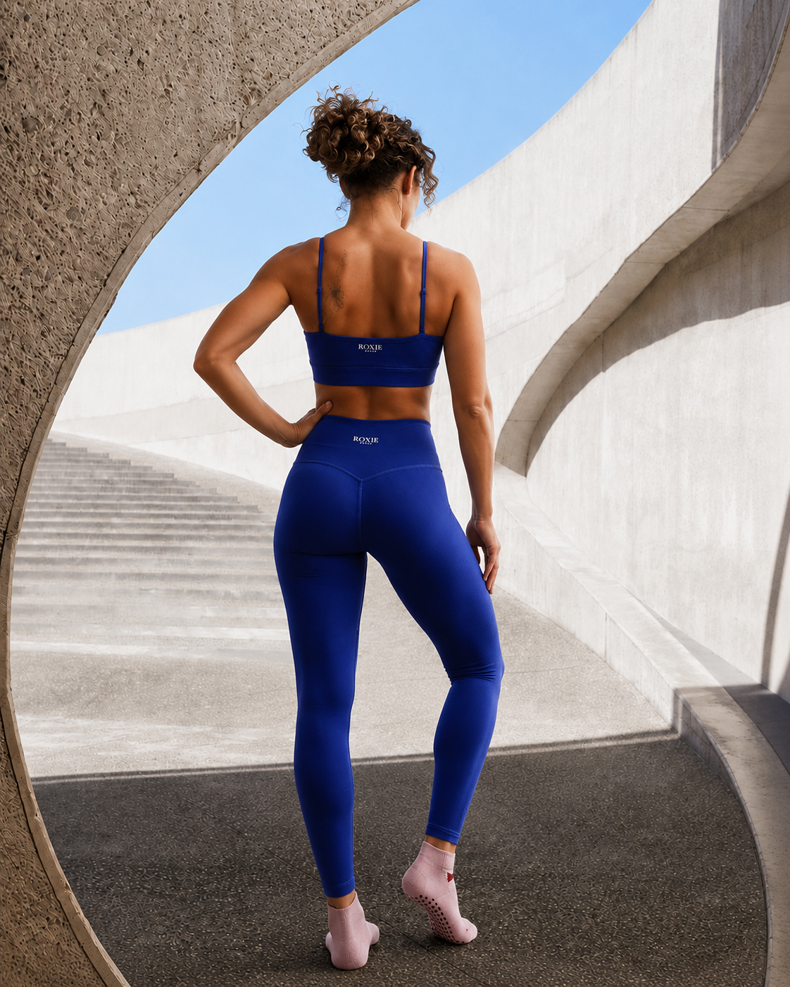 Versa Fit Deep Ocean High Waisted Leggings