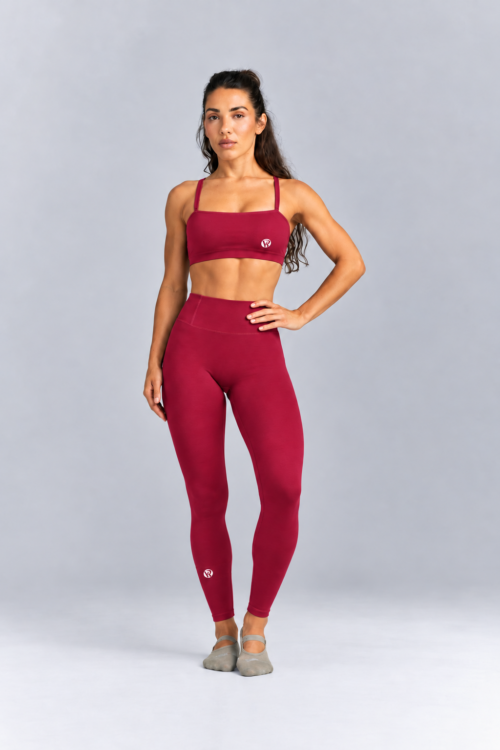 Versa Fit Fine Wine High Waisted Leggings