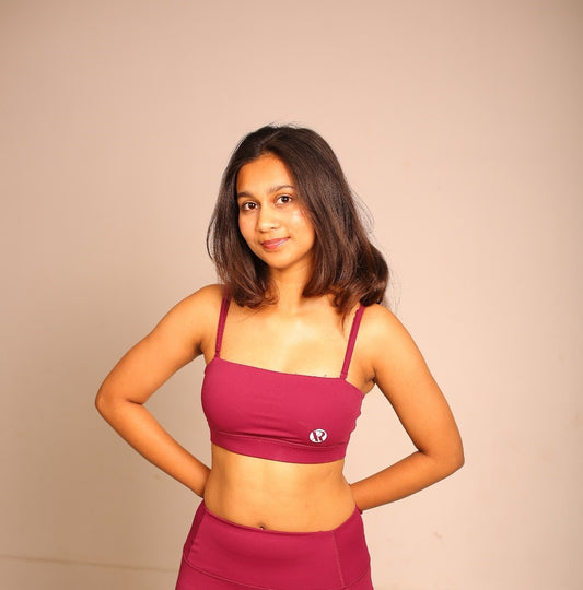 Versa Fit Fine Wine Bandeau Bralette