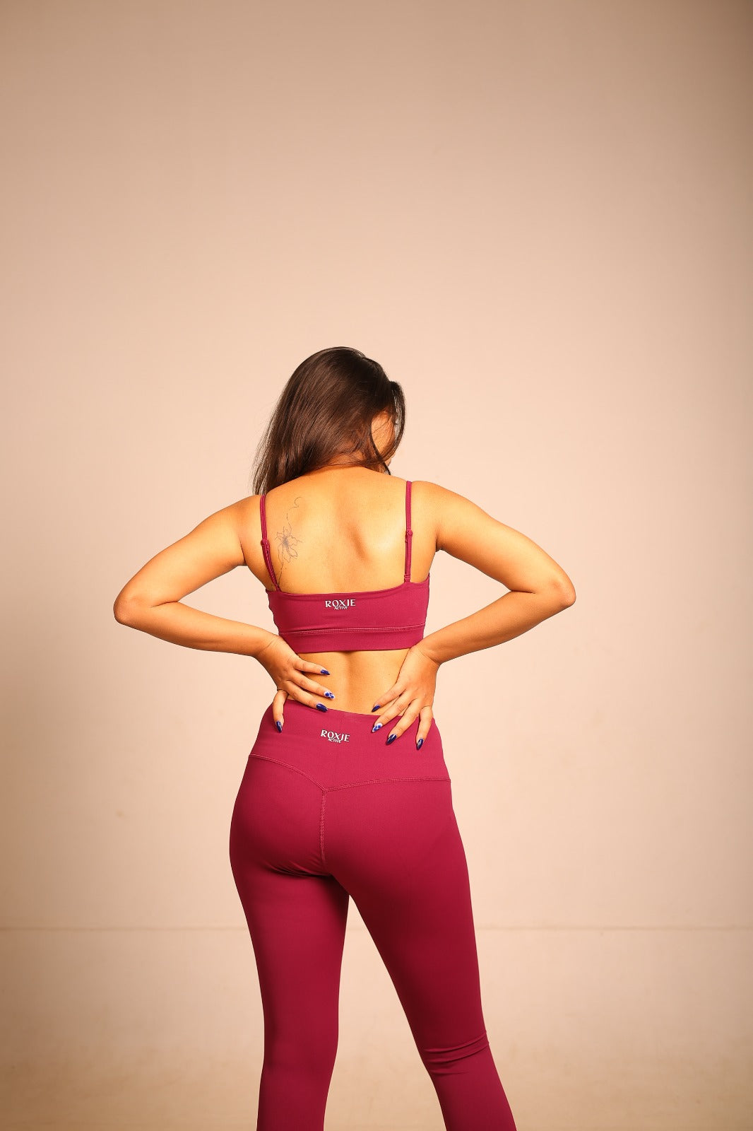 Versa Fit Fine Wine High Waisted Leggings